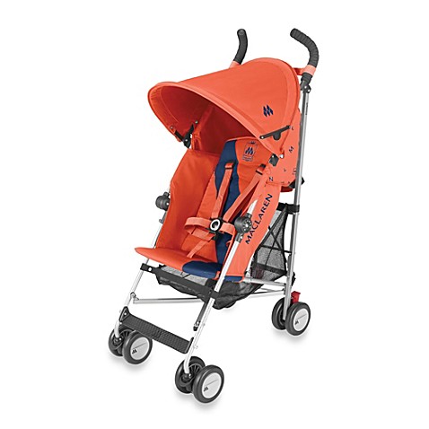 Maclaren® Triumph Stroller in Burnt Orange/Medieval Blue