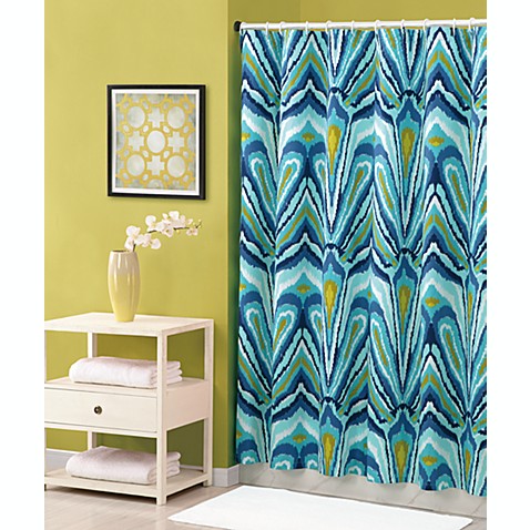 Striped Shower Curtain Multicolor 