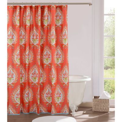 ... Kalani 72-Inch x 72-Inch Fabric Shower Curtain from Bed Bath & Beyond