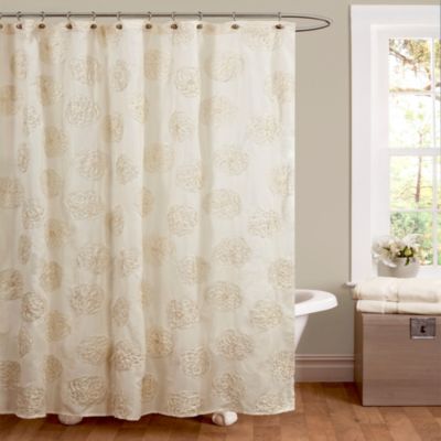 Buy Samantha Shower Curtain in Ivory from Bed Bath & Beyond