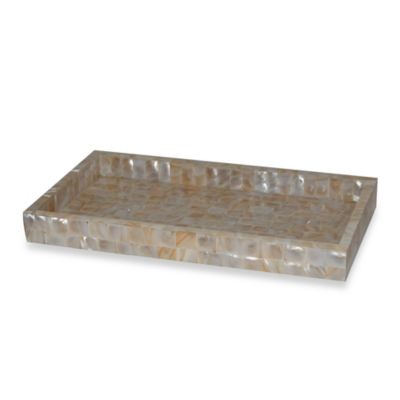Capiz Large Vanity Tray - Bed Bath & Beyond