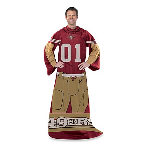 Buy NFL San Francisco 49ers Uniform Comfy Throw from Bed Bath & Beyond