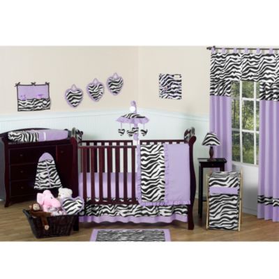 Sweet Jojo Designs Funky Zebra 11-Piece Crib Bedding Set ...