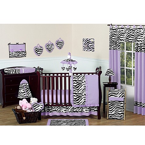Sweet Jojo Designs Funky Zebra 11-Piece Crib Bedding Set ...