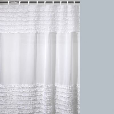 Buy Creative Bathâ„¢ Ruffles Shower Curtain from Bed Bath & Beyond