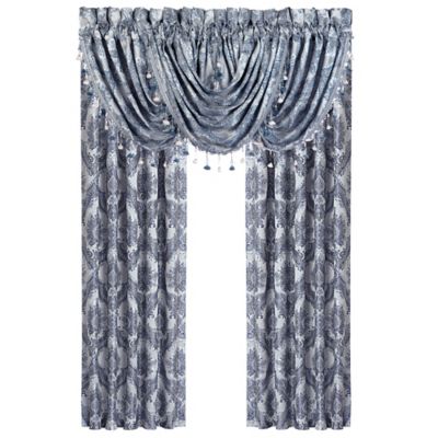 queen brianna york window waterfall treatments valance bedbathandbeyond