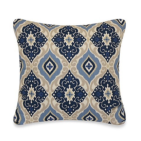 Jabari Throw Pillow in Blue - BedBathandBeyond.com