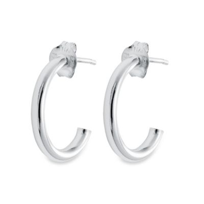 hoop earrings half silver sterling standard shipping bedbathandbeyond