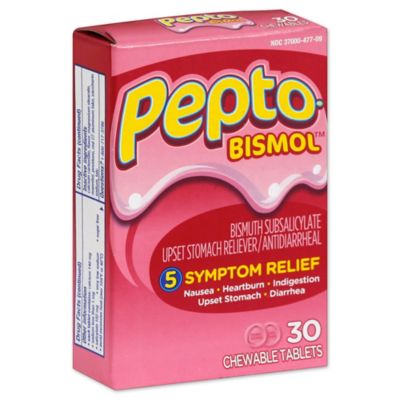 pepto bismol tablets chewable count original bedbathandbeyond