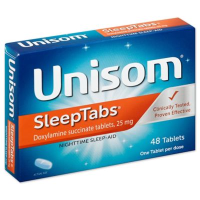 Buy Unisom® SleepTabs® 48-Count Nighttime Sleep-Aid Tablets From Bed ...