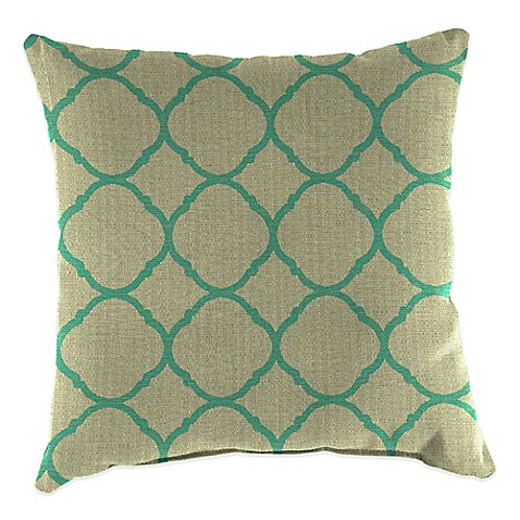 20-Inch Square Outdoor Throw Pillow in Sunbrella Accord Jade - Bed Bath & Beyond