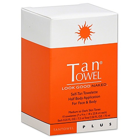 Tan Towel® 10-Pack Half Body Plus Self-Tan Towelettes - Bed Bath & Beyond