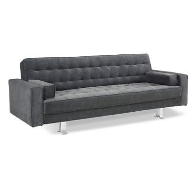 Serta® Rudolph Convertible Sofa In Charcoal Grey - Bed Bath & Beyond