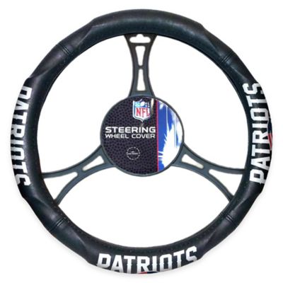 new england patriots steering wheel cover