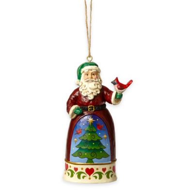 jim shore santa cardinal