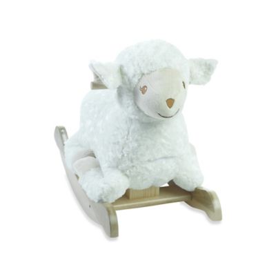 plush rocking lamb