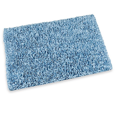 Light Blue Raggy Shaggy Accent Rug 24Inch x 48Inch from Bed Bath Light Blue Raggy Shaggy Accent Rug 24Inch x 48Inch from Bed Bath