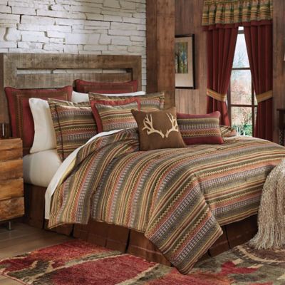 comforter croscill horizons brown horizon bedding sets piece overstock reversible chenille woven bath southwest bed bedbathandbeyond alt