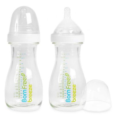 born free breeze glass bottles