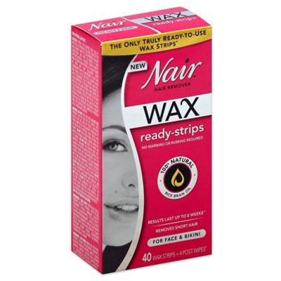 Nair Wax Ready Face Strips 40 Count - Bed Bath & Beyond