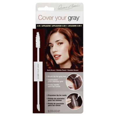wand gray color hair Gray® in Your Hair up Dark Wand Touch Color in 1 Cover 2