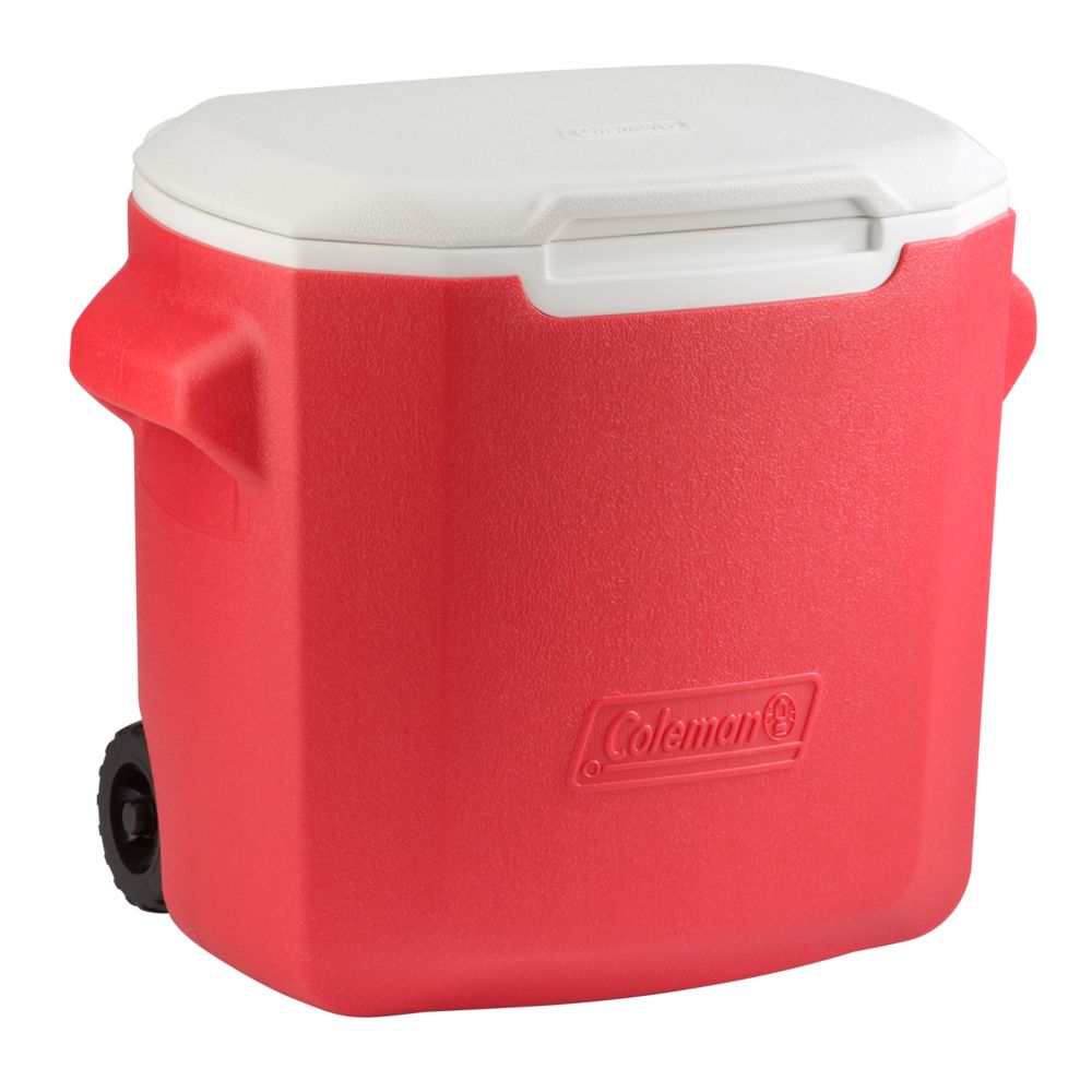 Coleman beverage cooler on wheels camping coolers