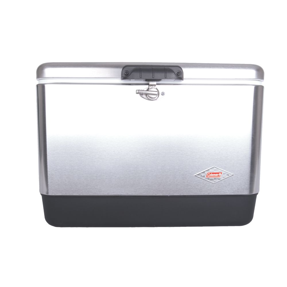 54 Qt. Patio Beverage Cooler With Bottle Opener And 3 Handles For Backyard Deck Poolside Party H2sa21ot071