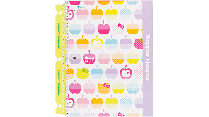 72724 Purple 80 Wide-Ruled Sheets 7 x 4.38 Inch Sheet Size 1-Subject Mead Trapper Keeper Snapper Trapper Notebook