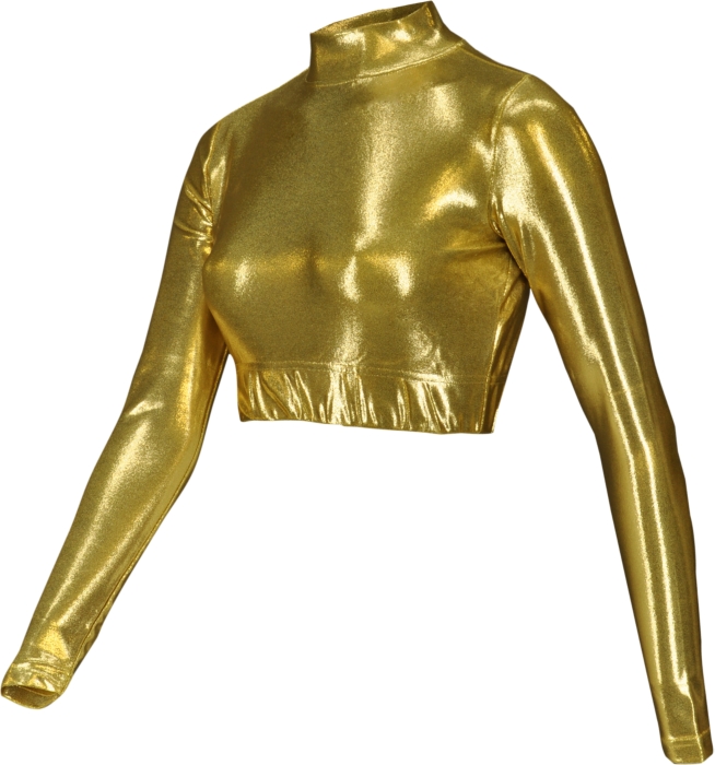 Shimmer Crop Top (CT100M: 5 Colors Available)