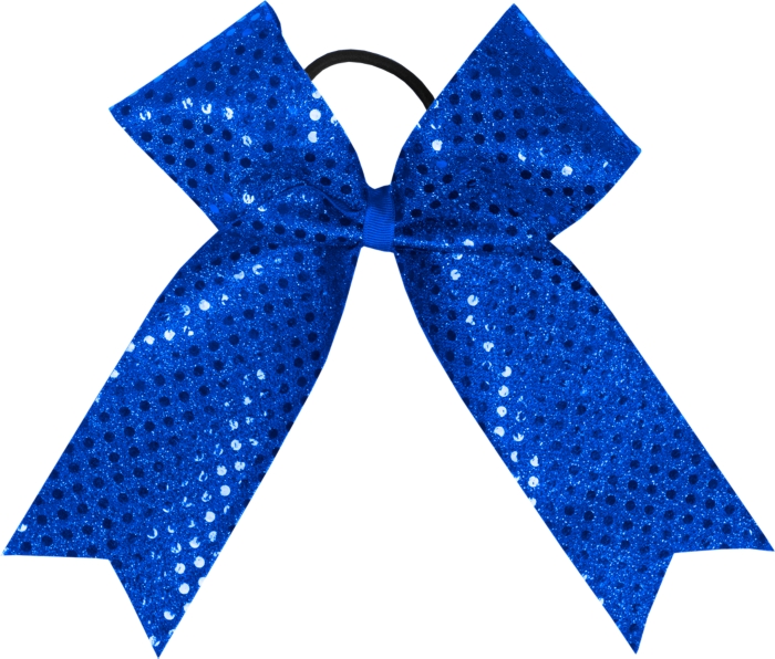 Large Single Layer Sequin Bow (HAIS299S: 9 Colors Available)