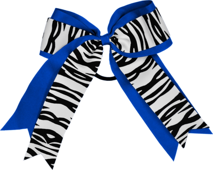 2 Layer Zebra Bow (HAIS426: 9 Colors Available)