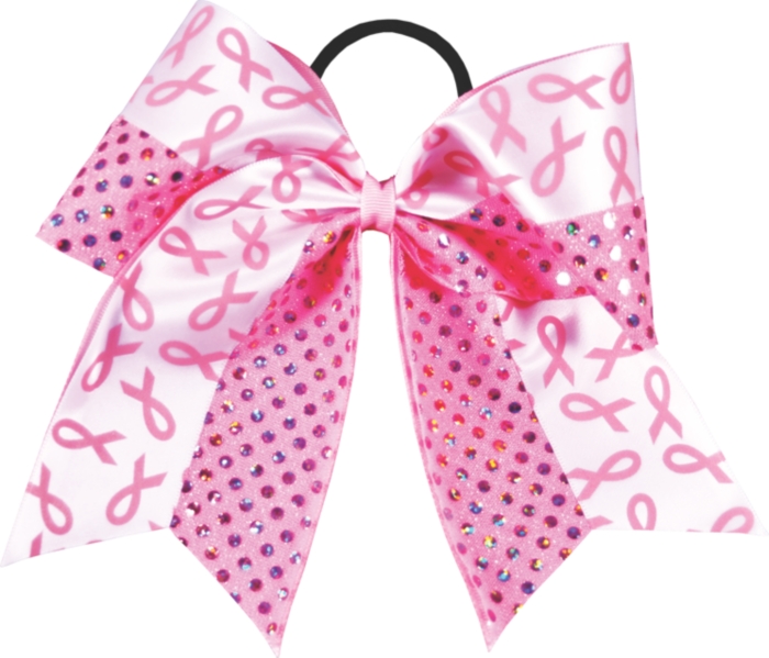 Pink Ribbon Streamer Bow (HAPR824