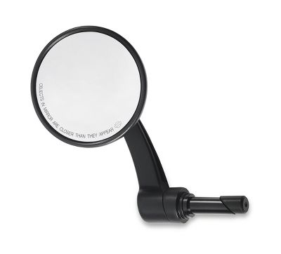 Round Bar End Mirror - Left 