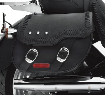 For Harley Softail Fat Boy New Hard Saddle Bags Saddlebag W/ Conversion