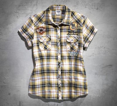 Speed Kat Double Cloth Plaid Shi...