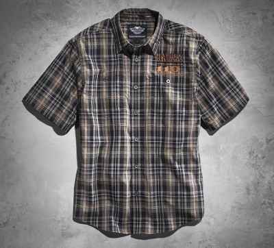 110th Short-Sleeve Plaid Shirt