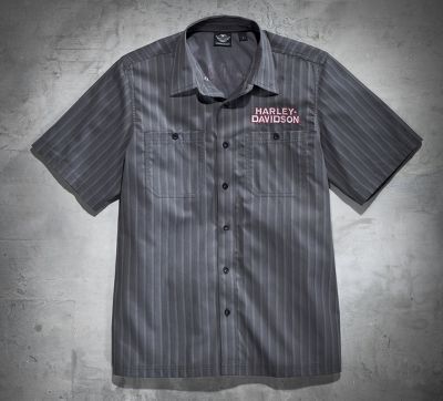 Motors Striped Performance Shirt