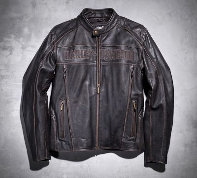 Roadway Leather Jacket in Distre...