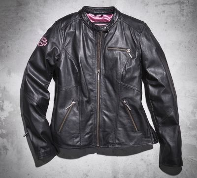 Pink Label Leather Jacket