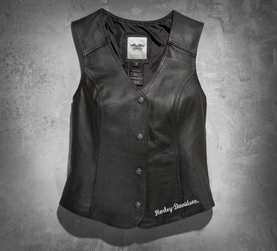 Patches & Pins Leather Vest