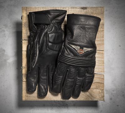Top Wing Full-Finger Leather Glo...