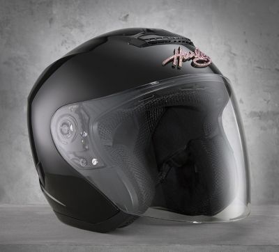 Pink Label Bling 3/4 Helmet