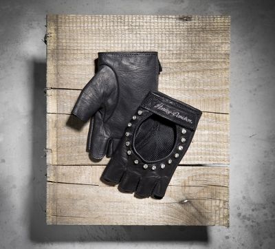 Fingerless Leather Gloves