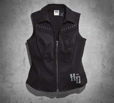 Stud Eagle Sleeveless Shirt