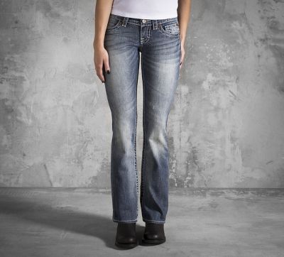 Mid-Rise Bootcut Jean