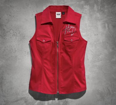 Metallic Bling Sleeveless Shirt