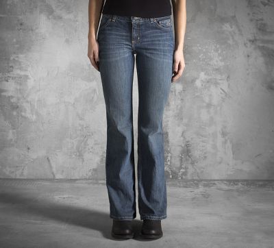 Stretch Curvy Bootcut Jeans