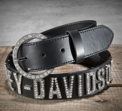 Crystal Lettered Belt