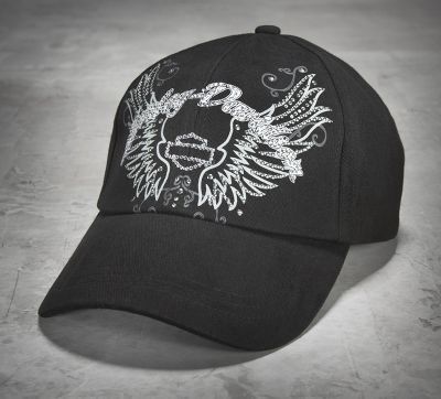 Rhinestone Wing Cap