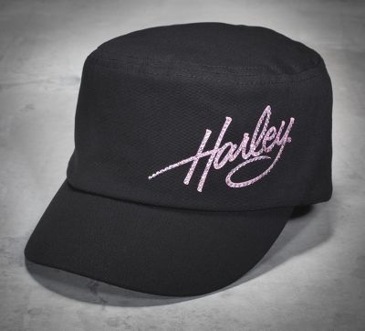Pink Label Crystal Flat Top Cap